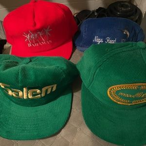 Lot of vintage 80’s corduroy hats